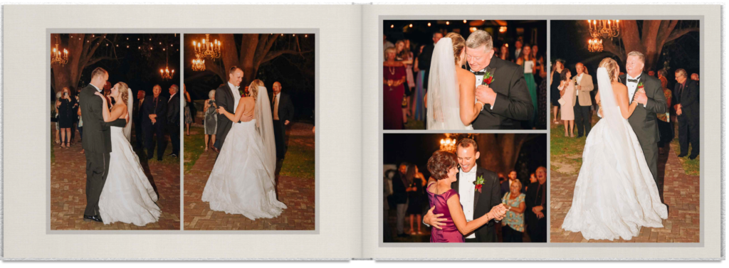 Wedding Album Layout - First Dances